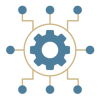 Gear with connected points