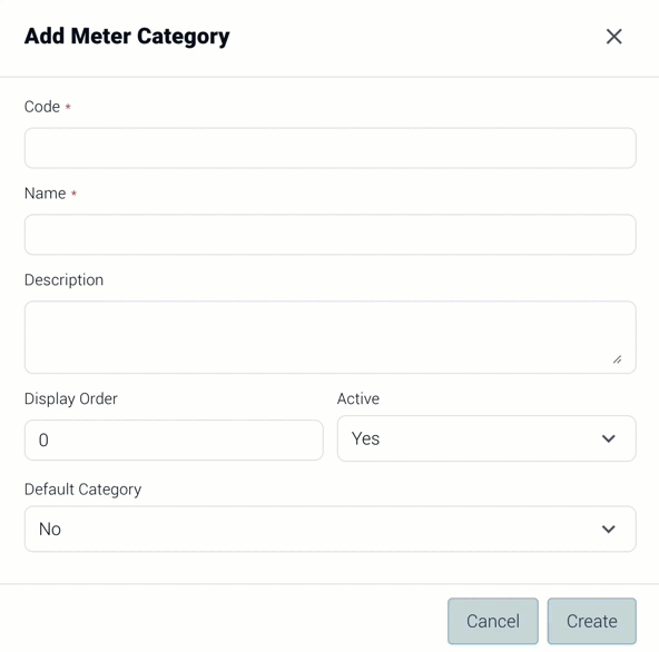 Meter Categories