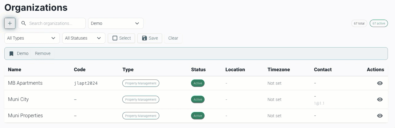 Managing multiple organizations in MultiBilling
