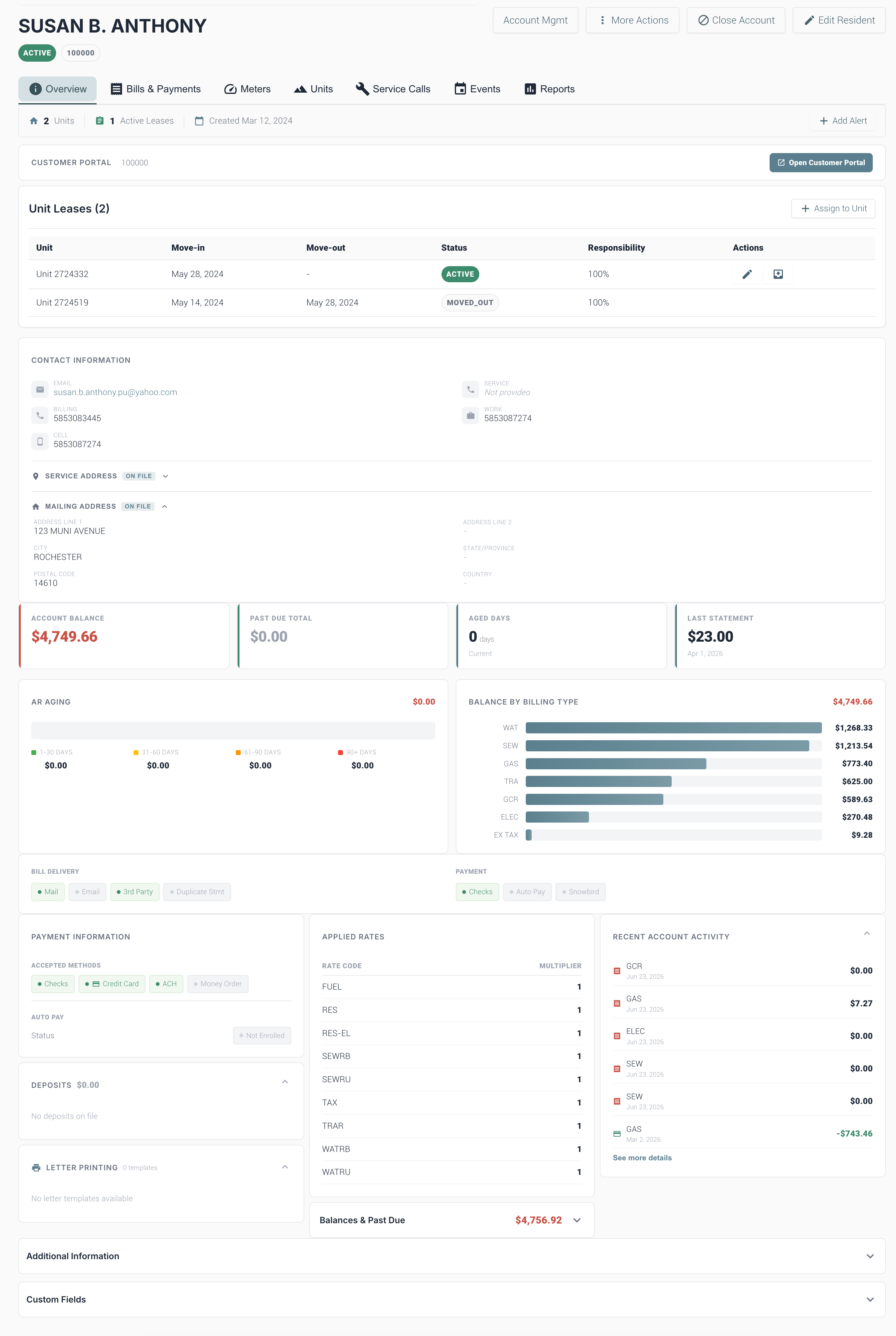 Customer Screen