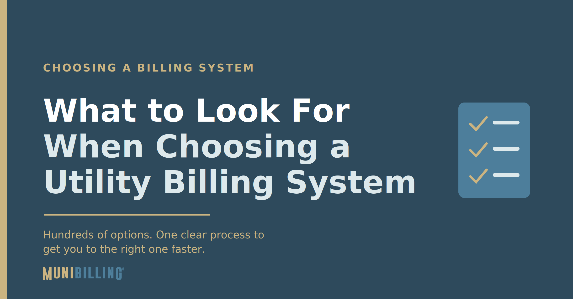 What to Look for When Choosing a Utility Billing System